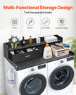 Washer Dryer Countertop, 27.5 Depth X 54 Width, Washer Dryer Wood Top For Laundry Room Organization With 2 Drawers Shelf