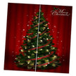 Christmas Pattern Home Decoration Living Room Bedroom Window Curtains