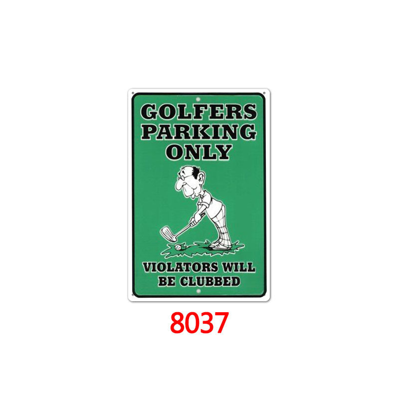 Tin Painting Bar Clothing Store Home Wall Decoration