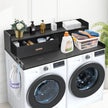 Washer Dryer Countertop, 27.5 Depth X 54 Width, Washer Dryer Wood Top For Laundry Room Organization With 2 Drawers Shelf